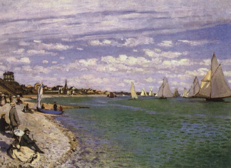 Edouard Manet The Regatta at Saomte-Adress Spain oil painting art